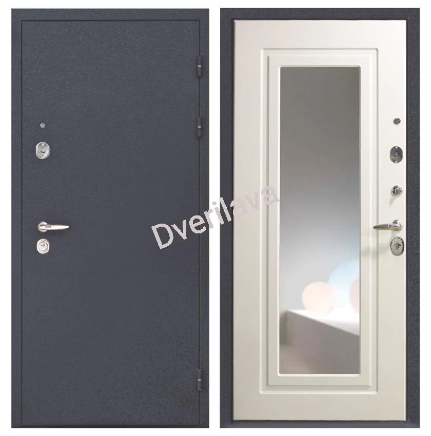 Купить Входная дверь МДФ с зеркалом
